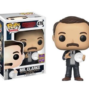 *EXCLUSIVE* Mr. Clarke Stranger Things Funko Pop with protective cover